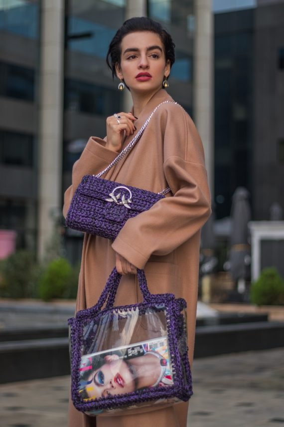 Miss Polyplexi Kassandra Purple Bag