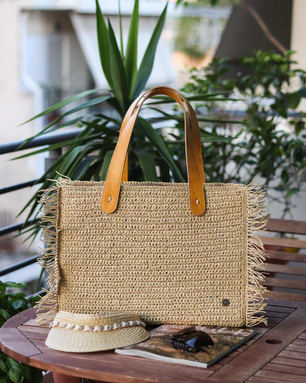 Asteria Sand Beige Crochet Shoulder Bag - Miss Polyplexi