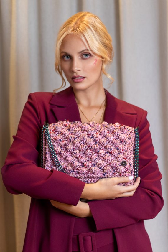 Miss Polyplexi Alma Pink Shoulder Cross-body Bag