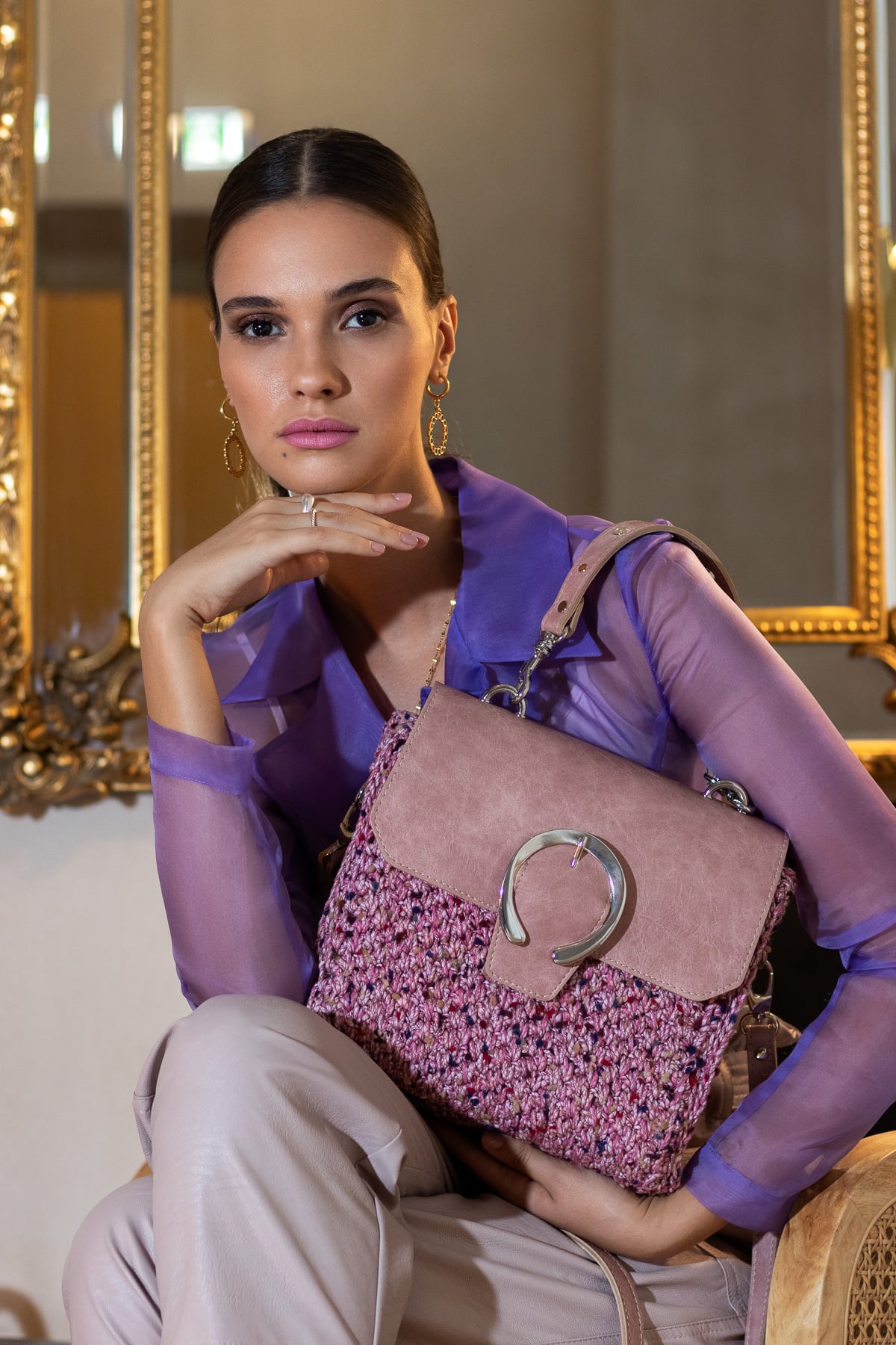 Miss Polyplexi Ballanty Pink Cross-body Bag
