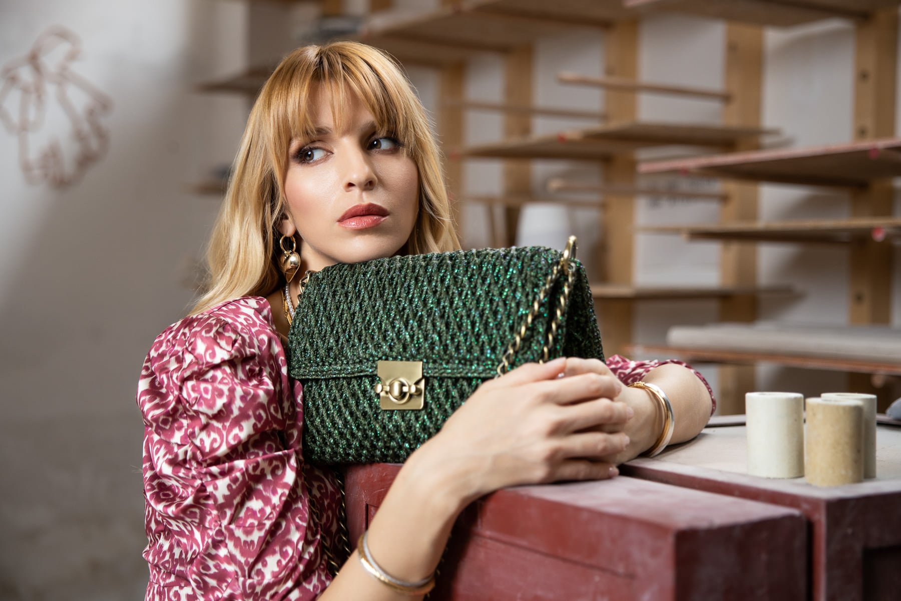 Victory Olive Green Crochet Shoulder Crossbody Bag - Miss Polyplexi