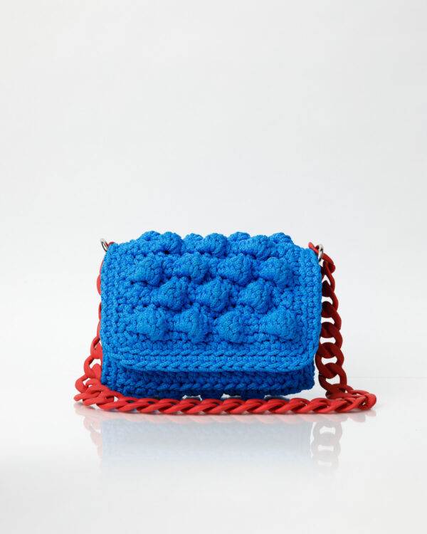 Miss Polyplexi Micro Ossian Blue Shoulder Bag