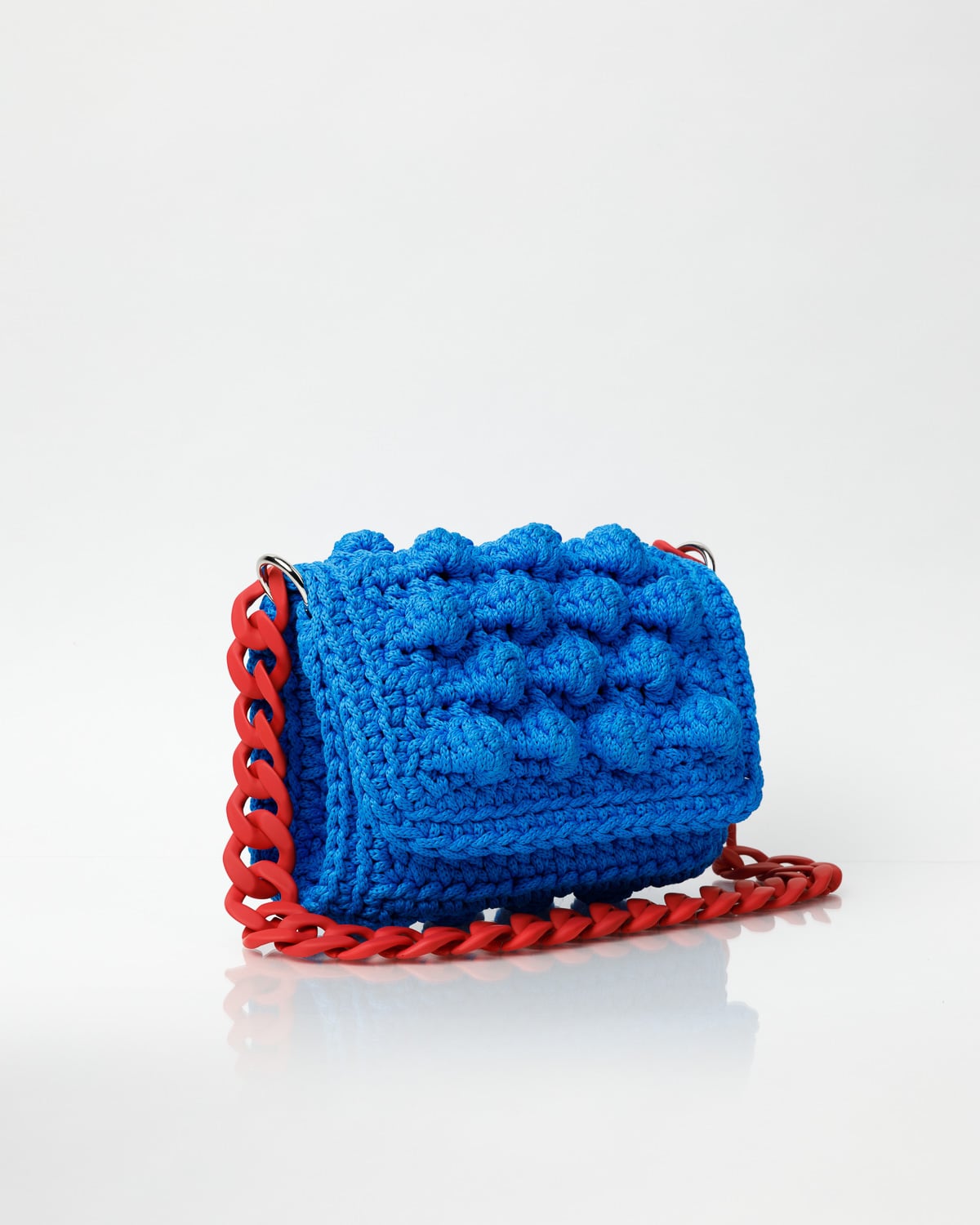 Miss Polyplexi Micro Ossian Blue Shoulder Bag