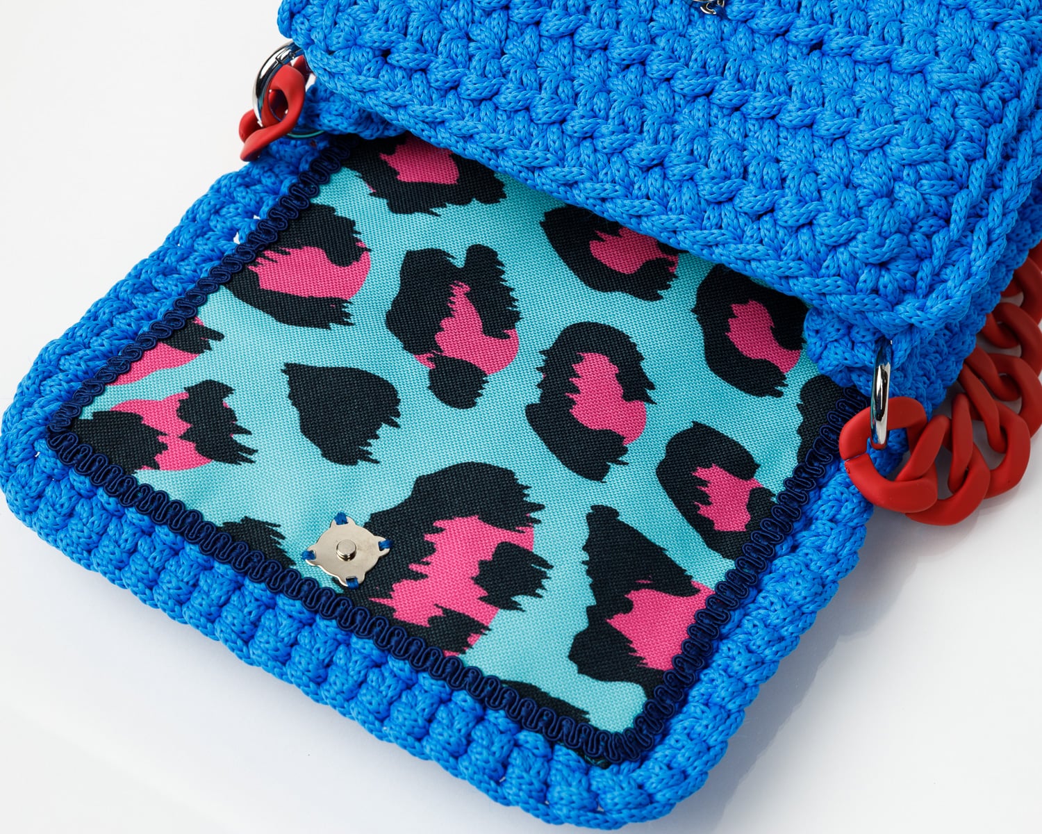 Miss Polyplexi Micro Ossian Blue Shoulder Bag