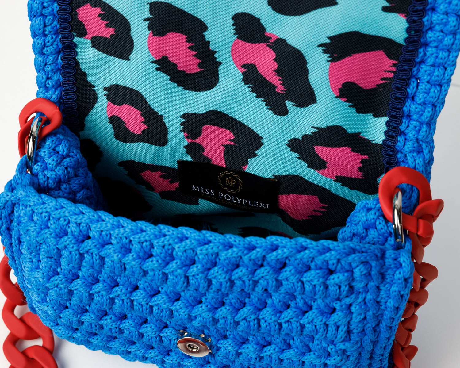 Miss Polyplexi Micro Ossian Blue Shoulder Bag