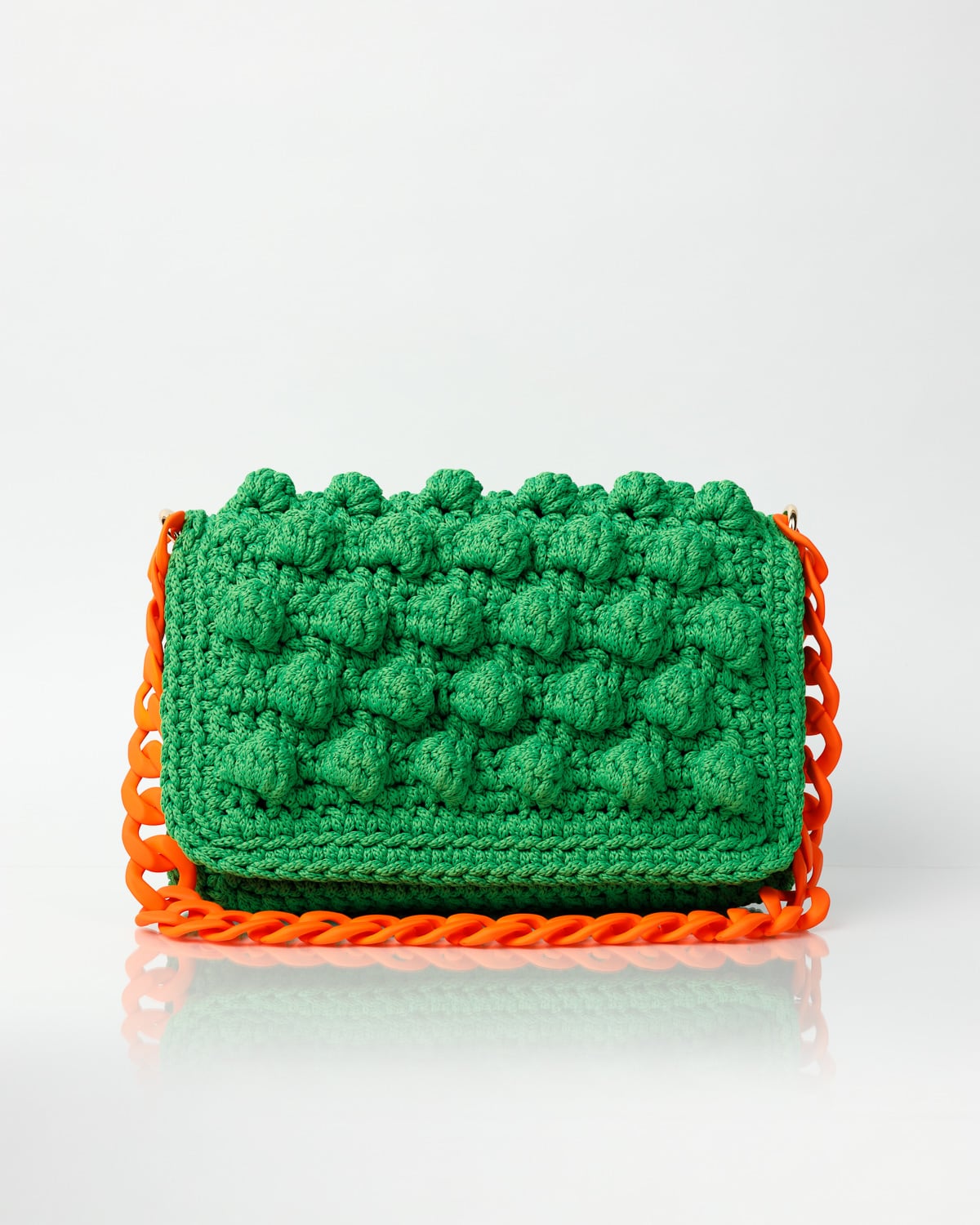 Miss Polyplexi Ossian Green Shoulder Bag