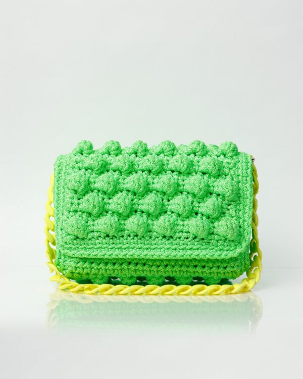 Miss Polyplexi Ossian Lime Green Shoulder Bag