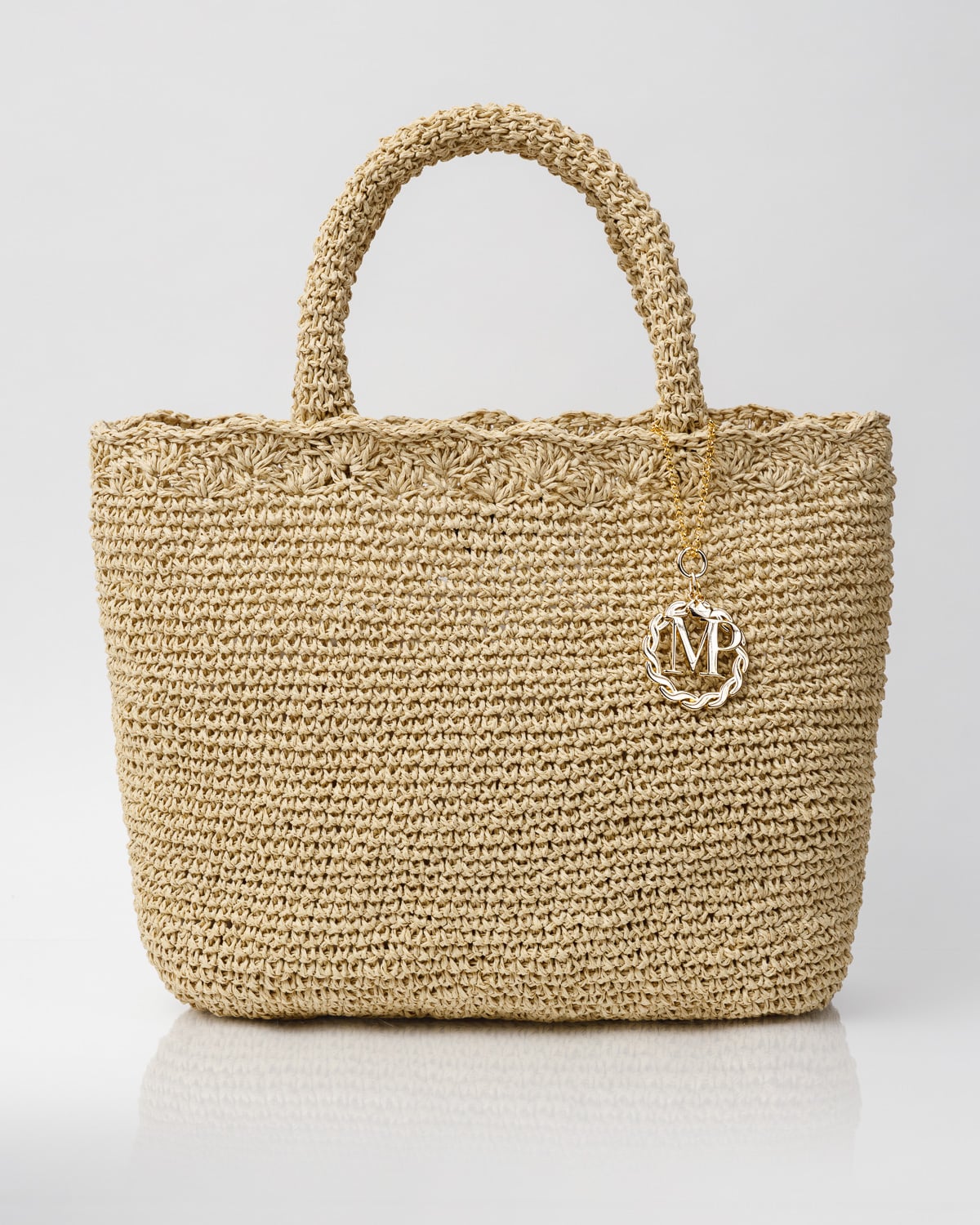 Catania Straw Natural Crochet Tote Bag - Miss Polyplexi
