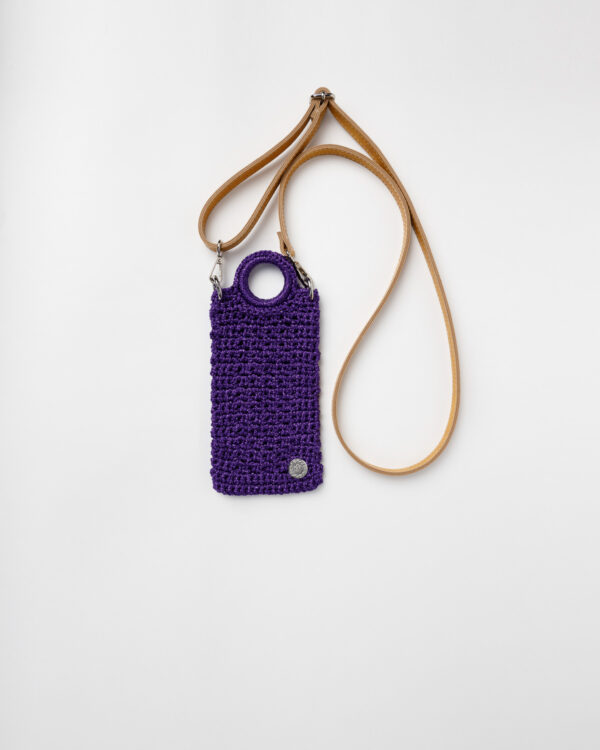Miss Polyplexi Keisi Sparkling Purple Crochet Phone Case
