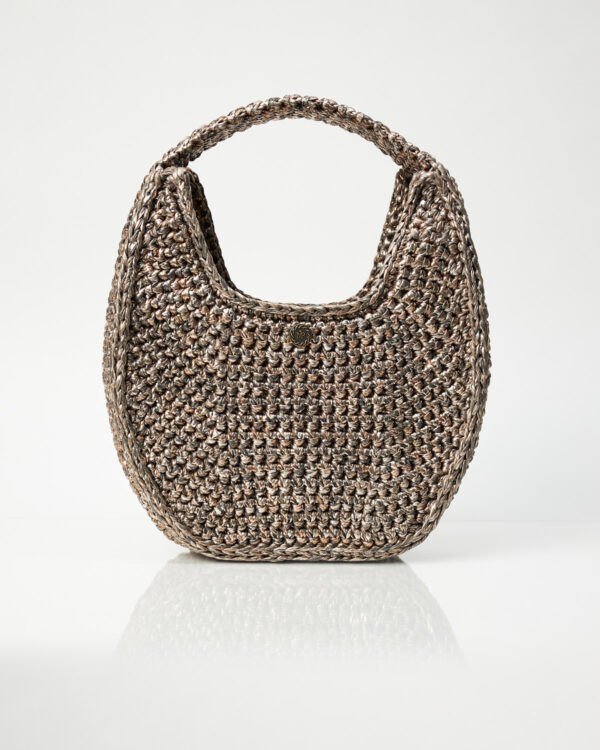 Miss Polyplexi Lille Snake Crochet Hobo Bag