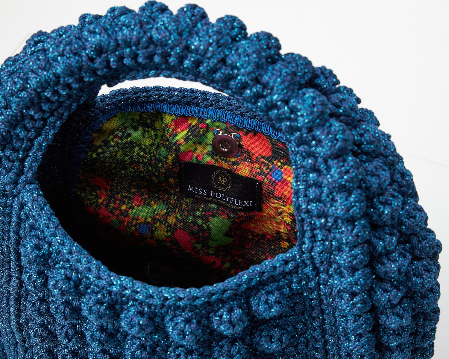 Miss Polyplexi Paris Sparkling Blue Tote Bag
