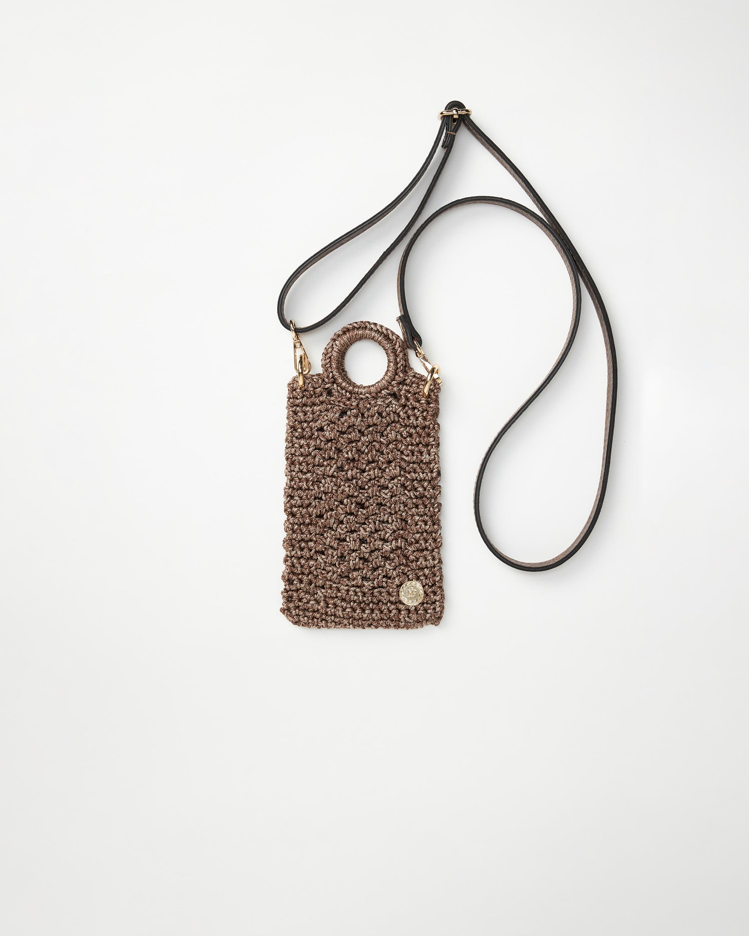 Miss Polyplexi Keisi Brown Crochet Phone Case