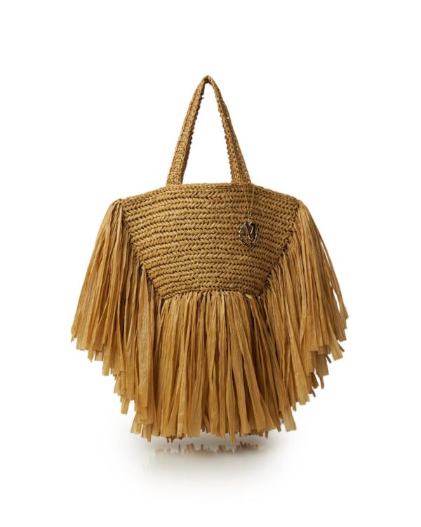 Miss Polyplexi Verona Raffia Tabac Crochet Tote Bag