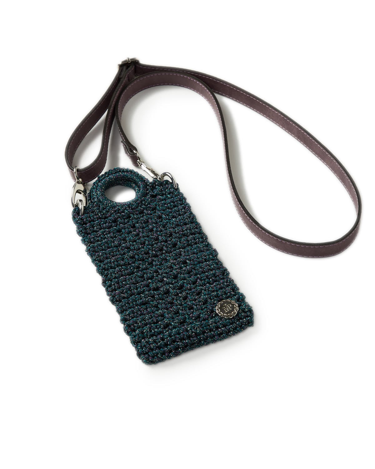 Miss Polyplexi Keisi Sparkling Pine Green Crochet Phone Case