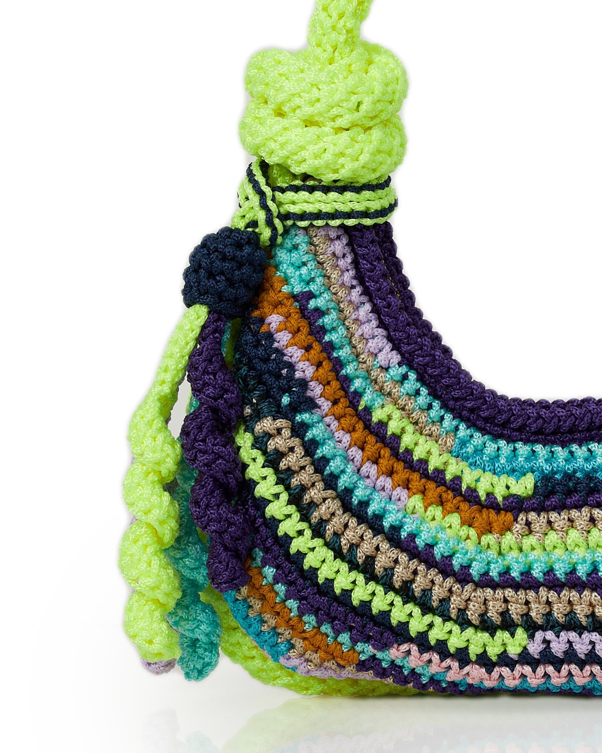 Miss Polyplexi New York Multicolor Crochet Shoulder Bag
