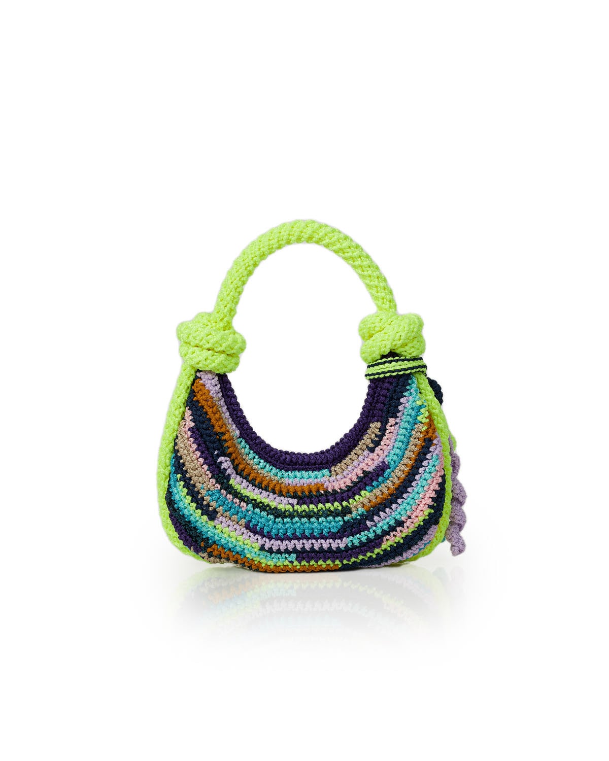 Miss Polyplexi New York Multicolor Crochet Shoulder Bag