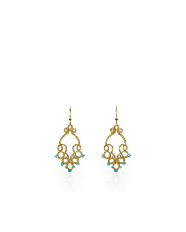 Miss Polyplexi Aegea Handmade Gold Earrings