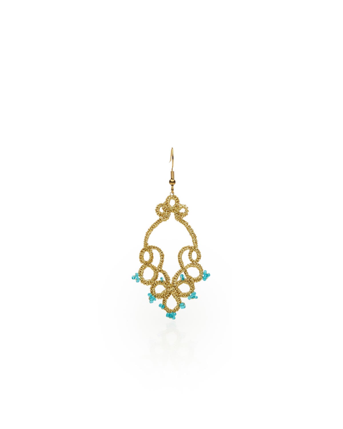 Miss Polyplexi Aegea Handmade Gold Earrings