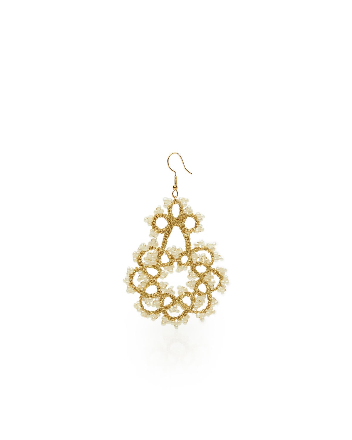 Miss Polyplexi Agne Handmade Gold Earrings