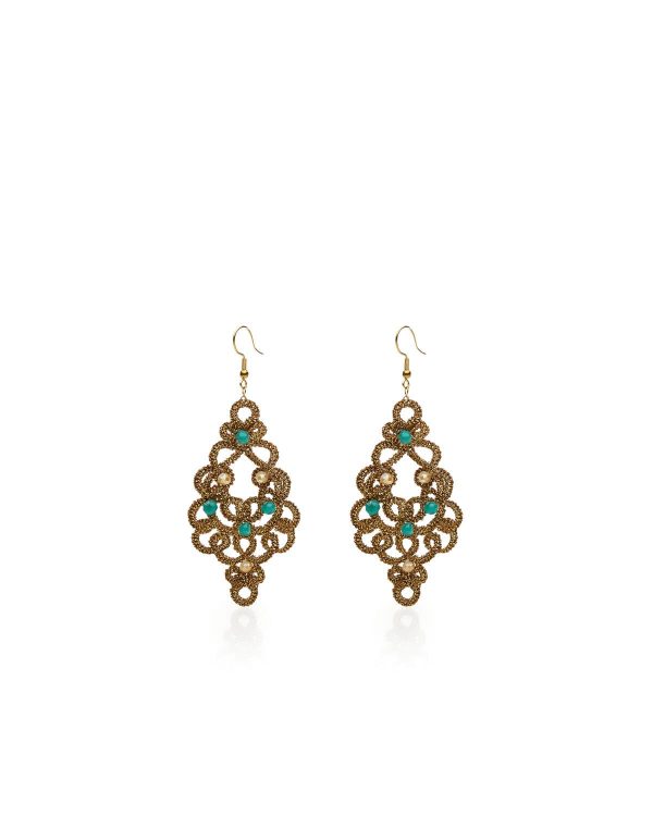 Miss Polyplexi Dionysus Handmade Bronze Earrings