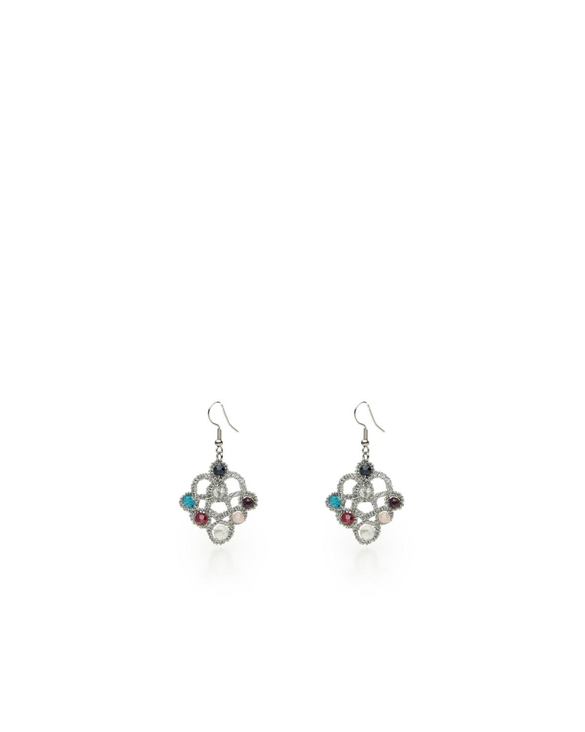 Miss Polyplexi Kori Handmade Silver Earrings