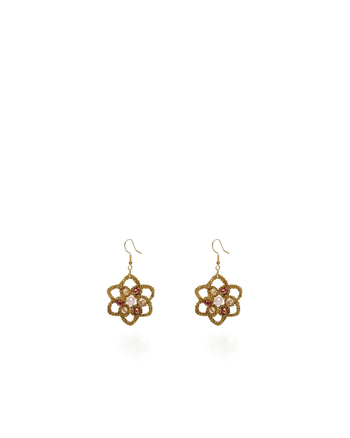 Miss Polyplexi Phaedra Handmade Gold Earrings