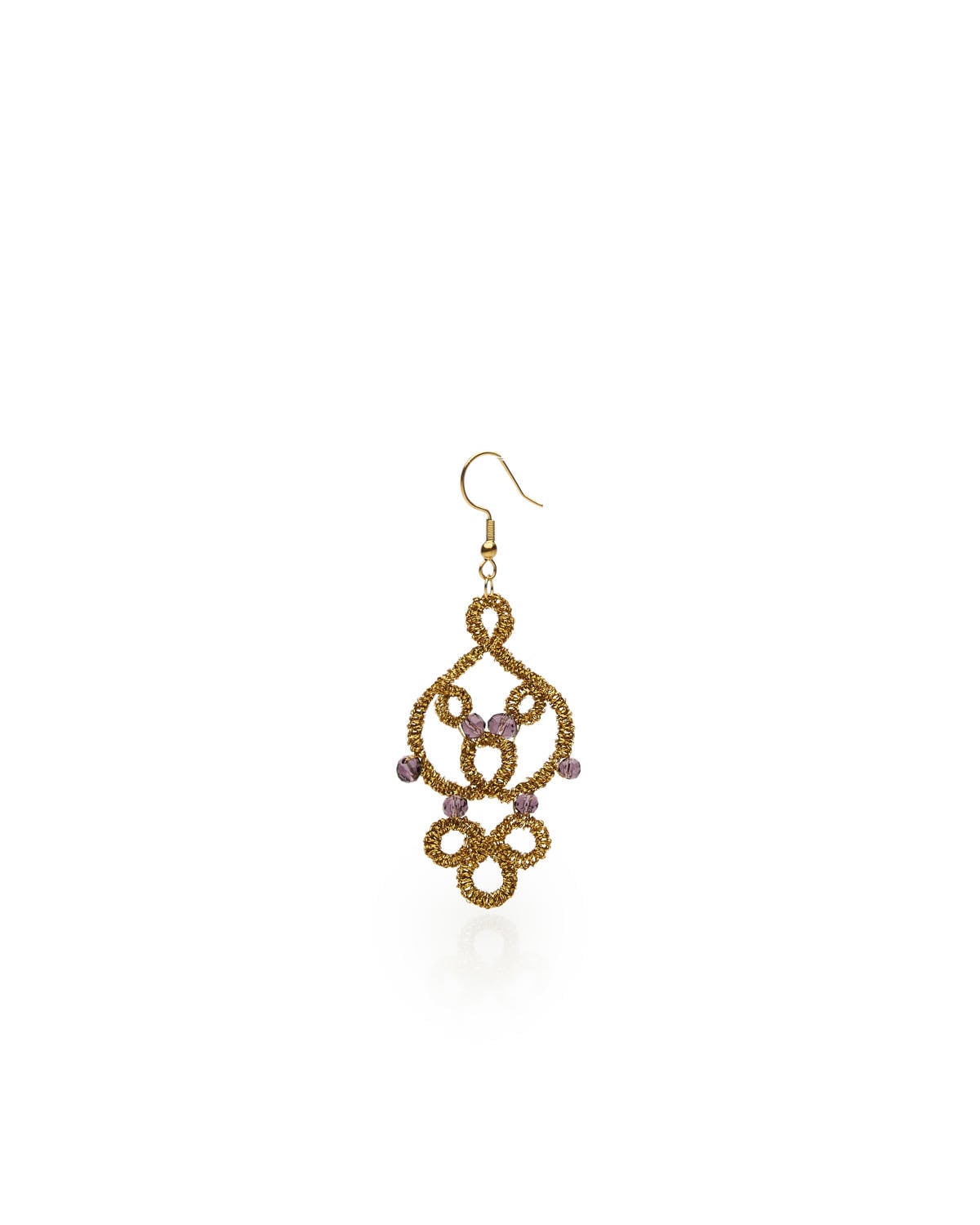 Miss Polyplexi Thesea Handmade Gold Earrings